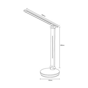 Zuma Line - LED RGB Prigušiva stolna lampa LED/5W/230V 3000-6000K crna