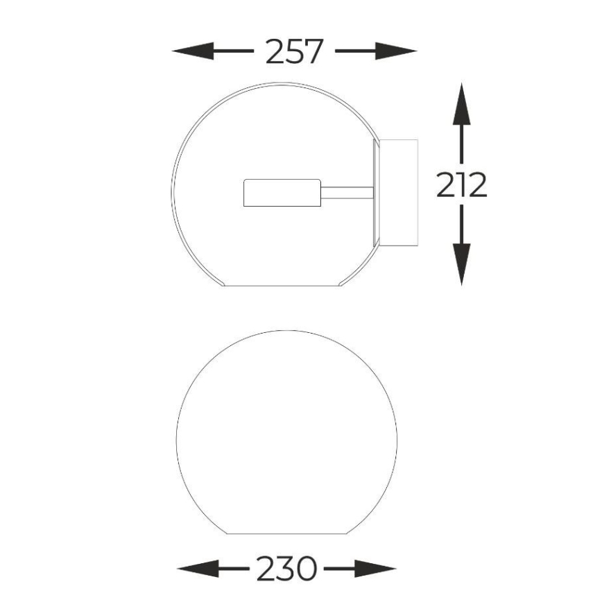 Zuma Line - LED Zidna svjetiljka LED/5W/230V krom