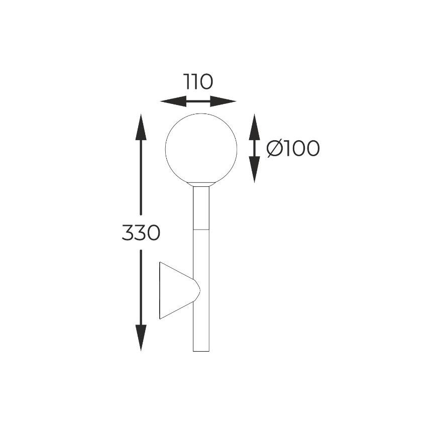 Zuma Line - Zidna svjetiljka 1xG9/4W/230V zlatna